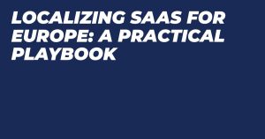 SaaS Localisation Europe